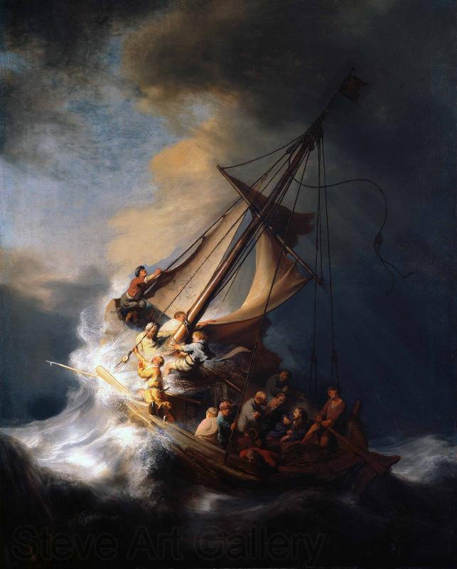 Rembrandt Peale Storm on the Sea of Galilee Germany oil painting art